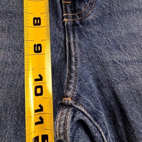 Lucky Brand High Rise Straight Leg Jeans Medium Wash Blue Size 8/29 80318 - Picture 9 of 12